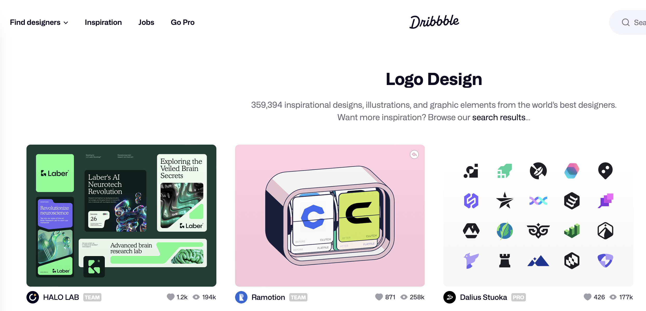 logo design - dribbble